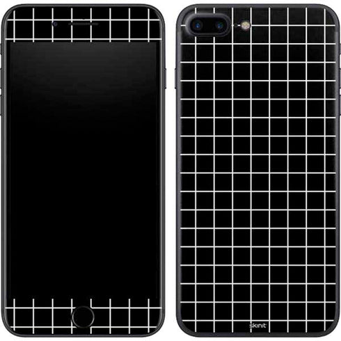 Black Grid iPhone 7 Plus Skin