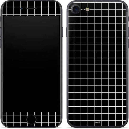 Black Grid iPhone 7 Skin