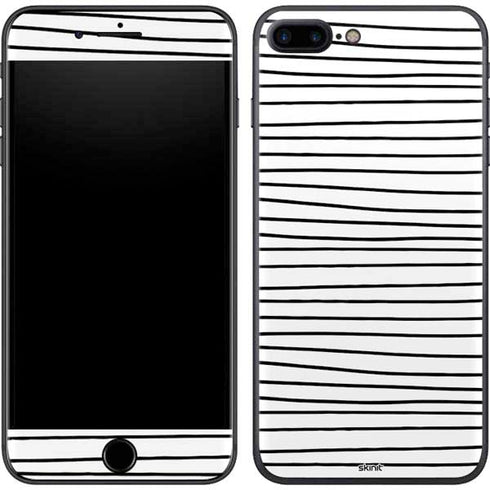 Freehand Stripes iPhone 8 Plus Skin