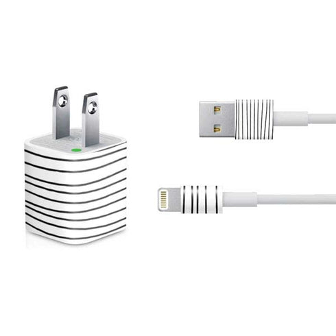 Freehand Stripes iPhone Charger (5W USB) Skin