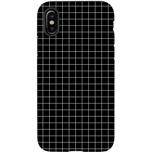 Black Grid iPhone X Pro Case