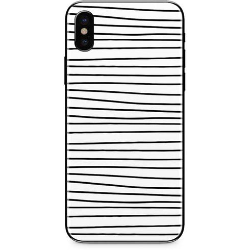 Freehand Stripes iPhone X Skin
