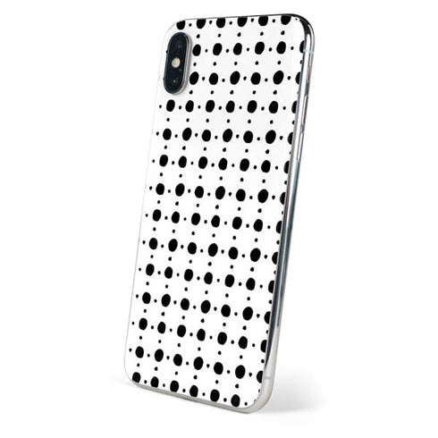 Grid Dot Polka Dot iPhone X Skin