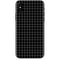 Black Grid iPhone X Skin