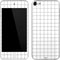 White Grid Apple iPod Skin