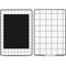 White Grid Amazon Kindle Skin