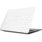 White Grid Apple MacBook Skin