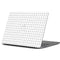 White Grid Apple MacBook Pro 13-inch Skin