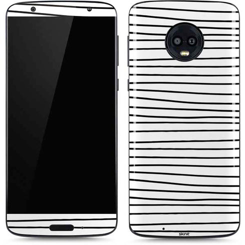 Freehand Stripes Moto G6 Skin
