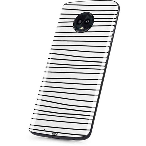 Freehand Stripes Moto G6 Skin