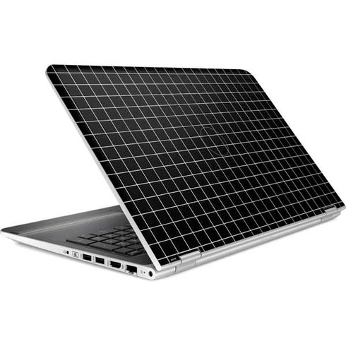 Black Grid HP Pavilion Skin
