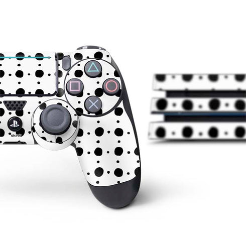 Grid Dot Polka Dot PS4 Pro Bundle Skin