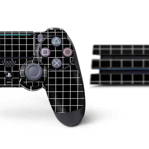 Black Grid PS4 Pro Bundle Skin