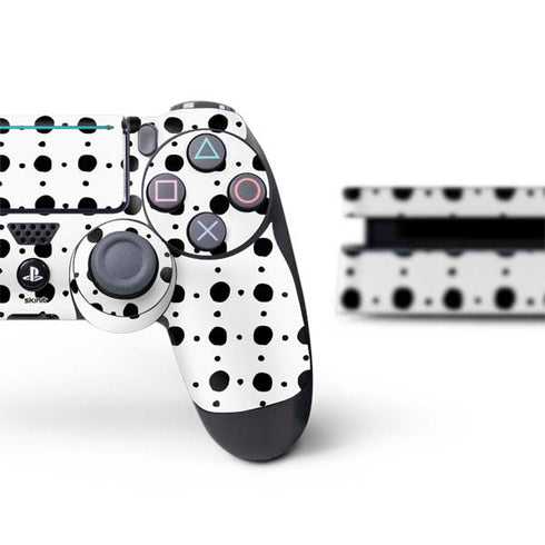 Grid Dot Polka Dot PS4 Slim Bundle Skin