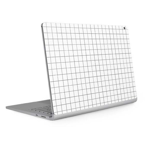 White Grid Surface Book 2 15in Skin