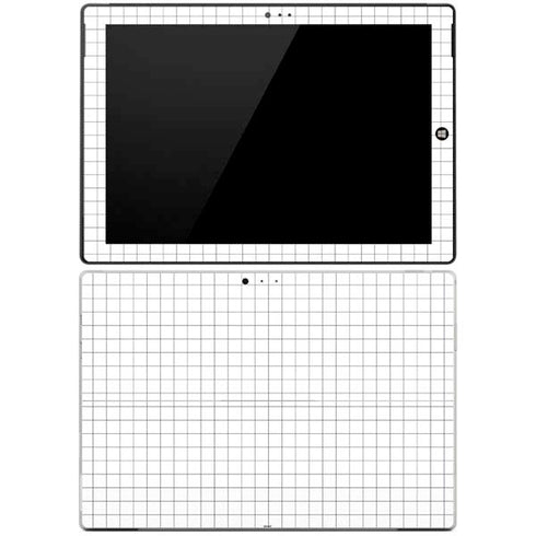 White Grid Surface Pro 3 Skin