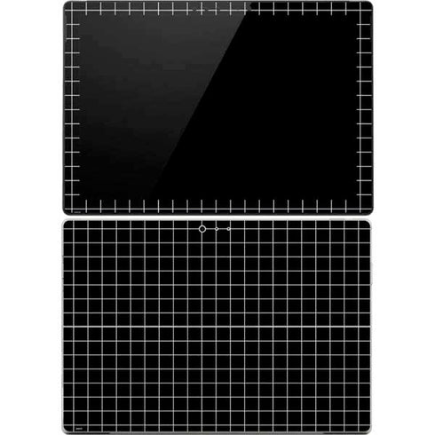 Black Grid Surface Pro 4 Skin