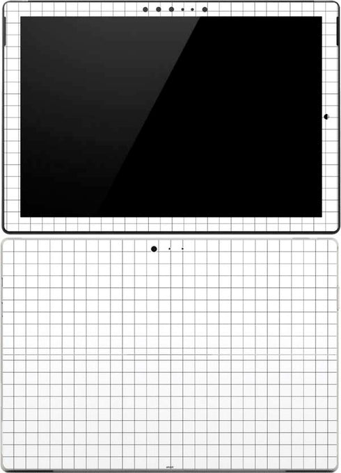 White Grid Surface Pro (2017) Skin