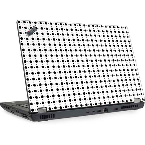 Grid Dot Polka Dot Lenovo ThinkPad Skin