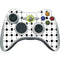 Grid Dot Polka Dot Xbox 360 Wireless Controller Skin