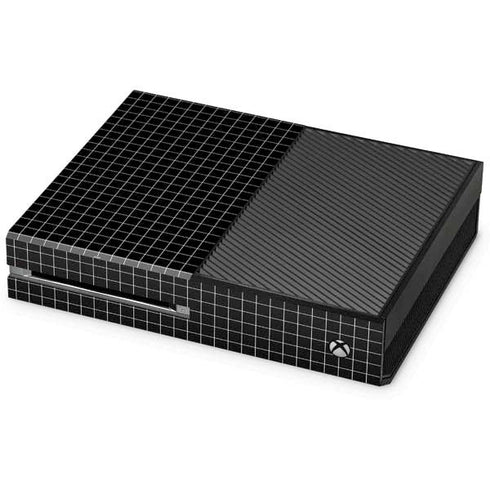 Black Grid Xbox One Console Skin