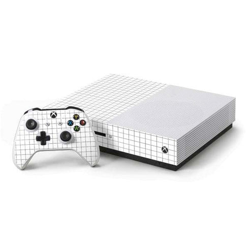 White Grid Xbox One Skins
