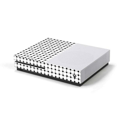 Grid Dot Polka Dot Xbox One S Console Skin