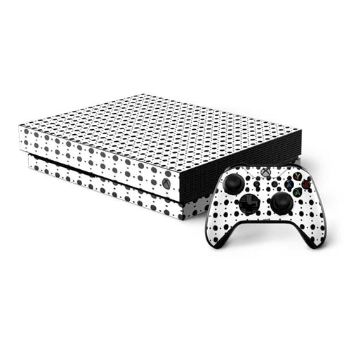 Grid Dot Polka Dot Xbox One X Bundle Skin