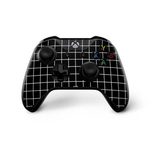 Black Grid Xbox One X Controller Skin