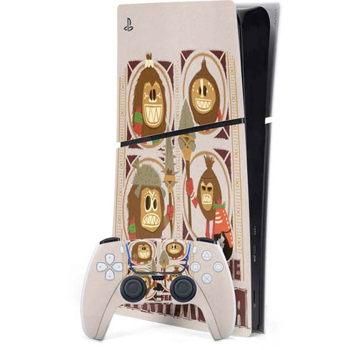 Disney Moana Fear The Kakamora PS5 Slim Digital Edition Console Skin