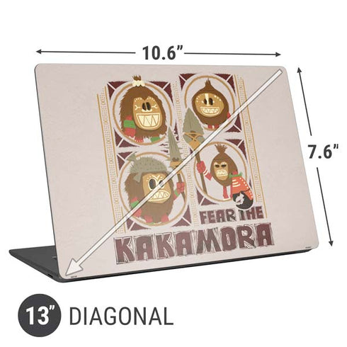 Disney Moana Fear The Kakamora Universal Laptop 13in (10.6 x 7.6in) Skin