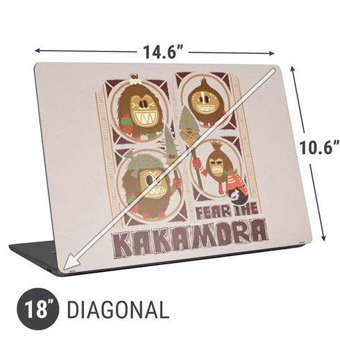 Disney Moana Fear The Kakamora Universal Laptop 18in (14.6 x 10.6in) Skin