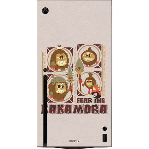 Disney Moana Fear The Kakamora Xbox Series X Console Skin