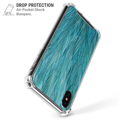 Feather iPhone XS Max Clear Case