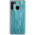 Feather Animal Print Galaxy A21 Clear Case