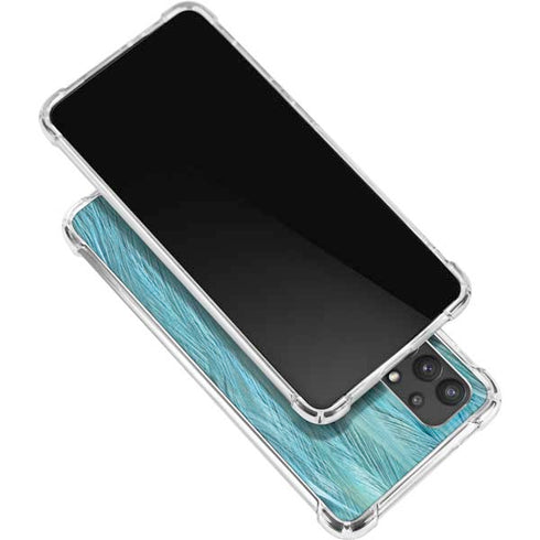 Feather Animal Print Galaxy A32 5G Clear Case