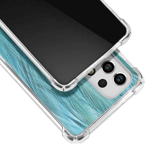 Feather Animal Print Galaxy A53 5G Clear Case