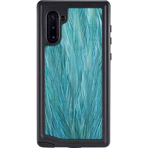 Feather Animal Print Galaxy Note 10 Waterproof Case