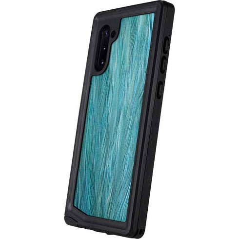 Feather Animal Print Galaxy Note 10 Waterproof Case