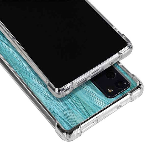 Feather Animal Print Galaxy Note20 5G Clear Case