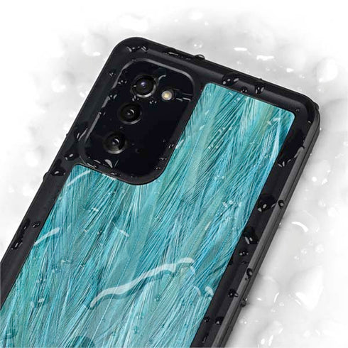 Feather Animal Print Galaxy Note20 5G Waterproof Case