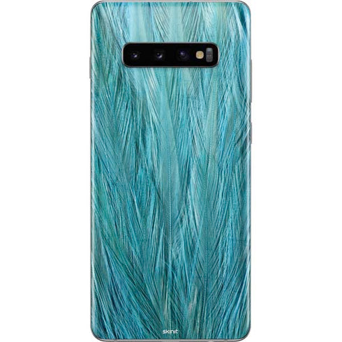 Feather Animal Print Galaxy S10 Plus Skin