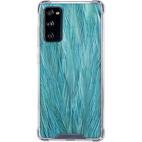 Feather Animal Print Galaxy S20 FE Clear Case