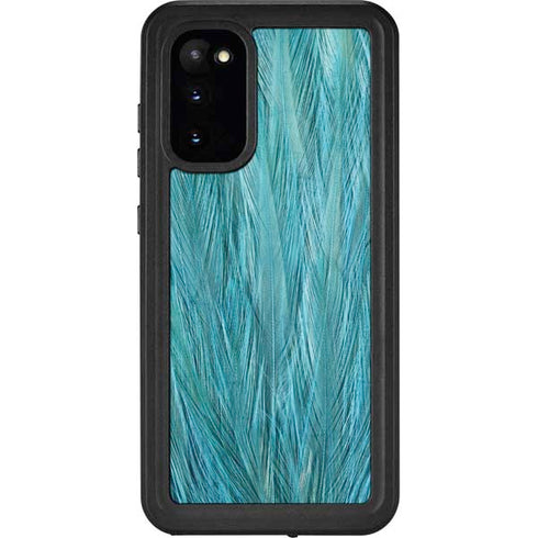 Feather Animal Print Galaxy S20 Waterproof Case