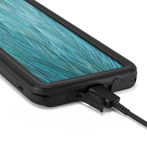 Feather Animal Print Galaxy S20 Waterproof Case