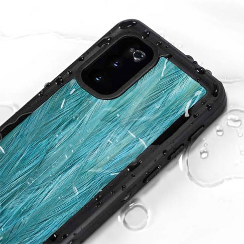 Feather Animal Print Galaxy S20 Waterproof Case