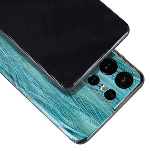Feather Animal Print Galaxy S21 Ultra 5G Skin