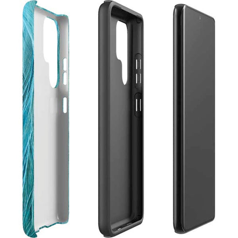 Feather Animal Print Galaxy S22 Ultra Pro Case
