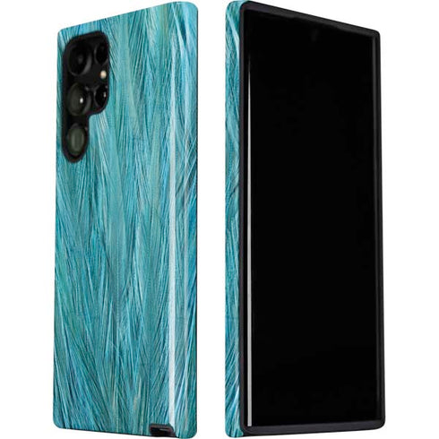 Feather Animal Print Galaxy S22 Ultra Pro Case