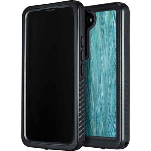 Feather Animal Print Galaxy S23 Plus Waterproof Case